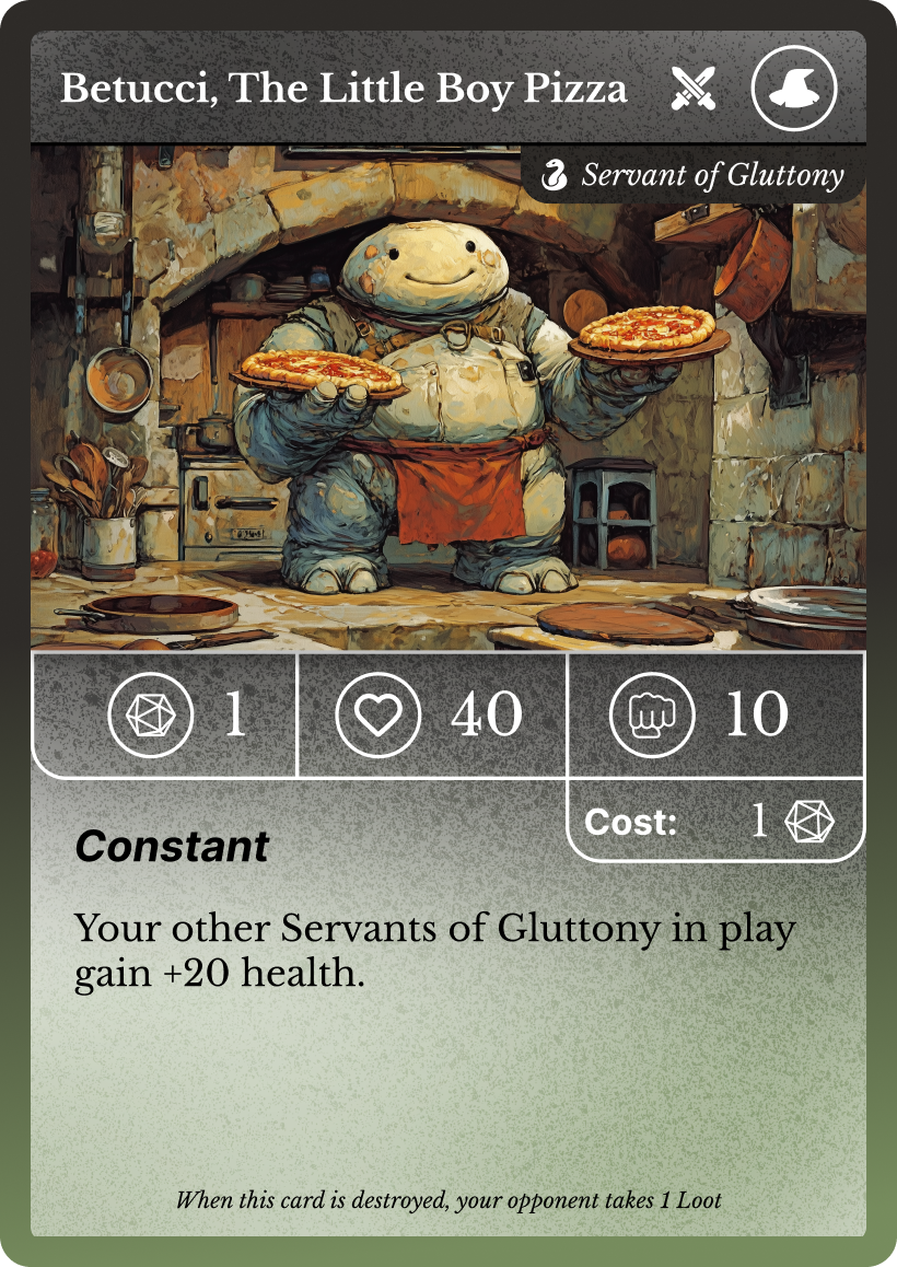 Betucci, The Little Boy Pizza